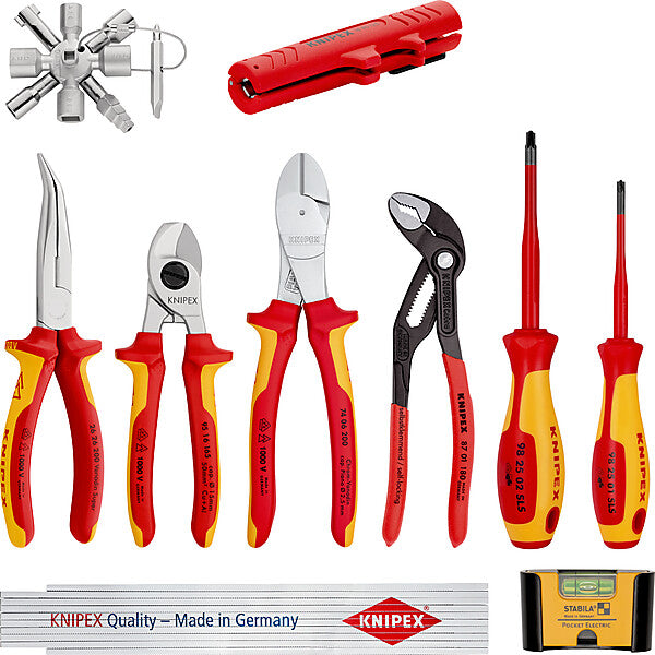 KNIPEX Erweiterungs-Set Elektro 10-teilig 00 20 90 V01